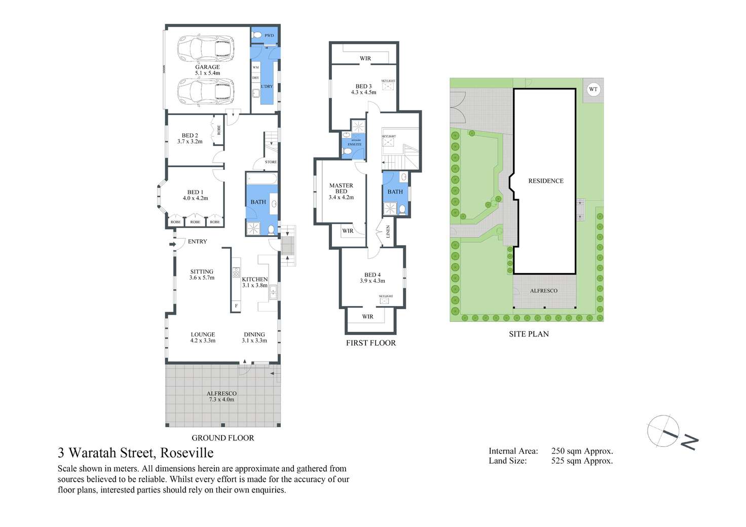 Floorplan of Homely house listing, 3 Waratah Street, Roseville NSW 2069