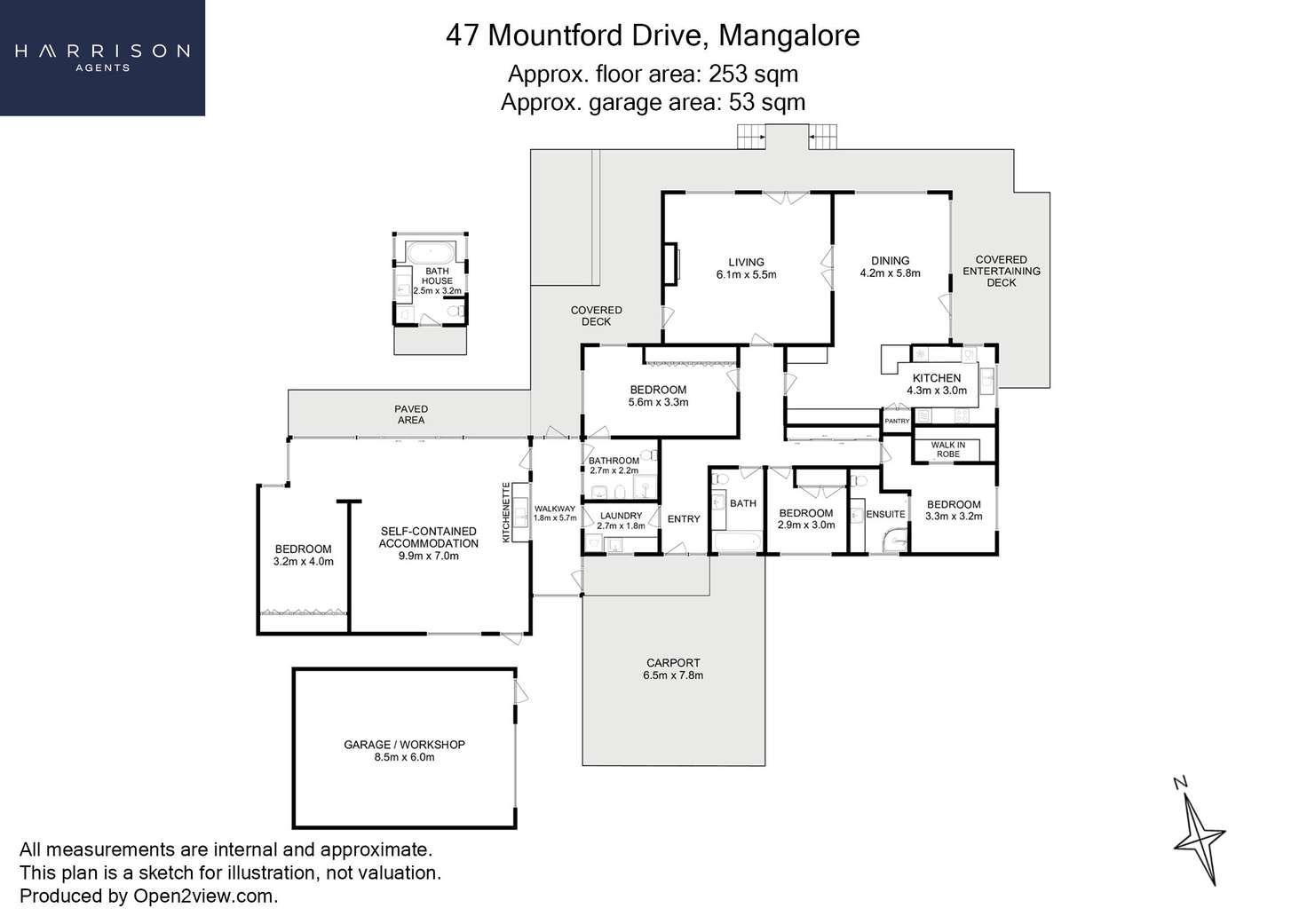 Floorplan of Homely house listing, 47 Mountford Drive, Mangalore TAS 7030