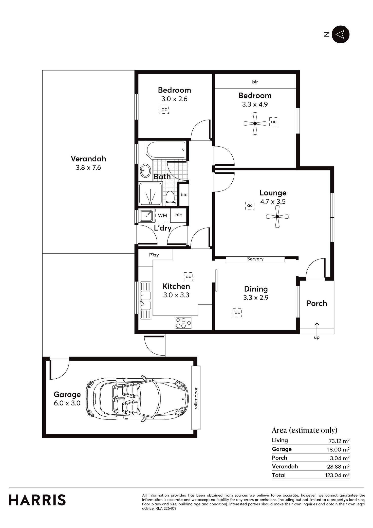 Floorplan of Homely unit listing, 4/4 McCann Court, Broadview SA 5083
