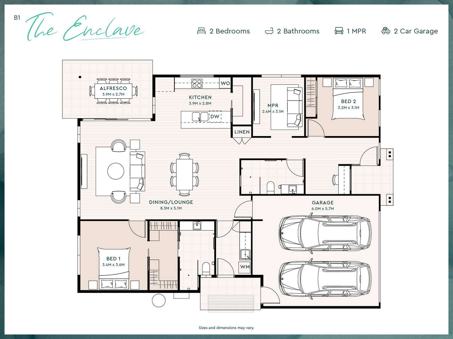 Floorplan of Homely retirement listing, Enclave/82 673 Cleveland Redland Bay Road, Victoria Point QLD 4165
