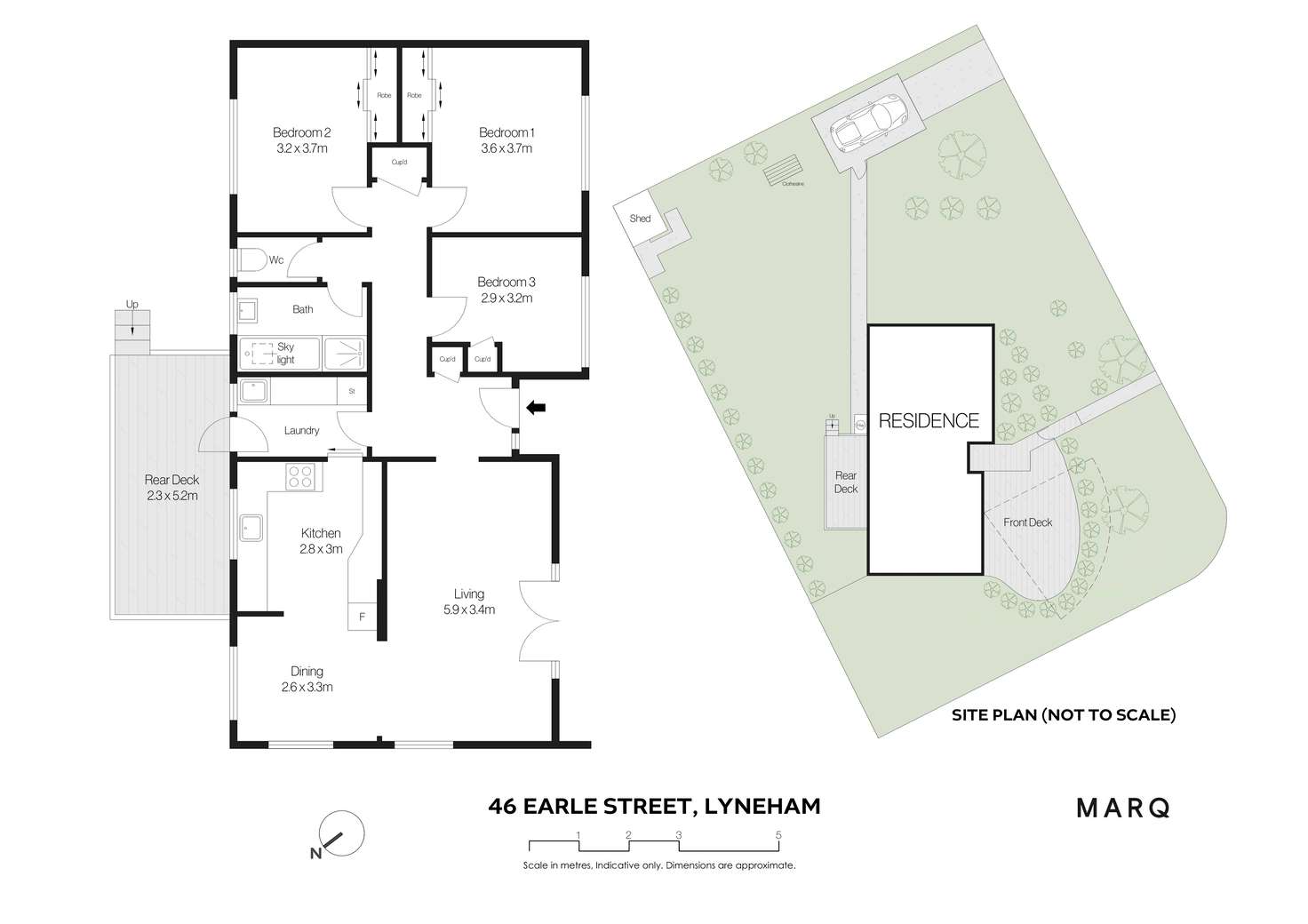 Floorplan of Homely house listing, 46 Earle Street, Lyneham ACT 2602
