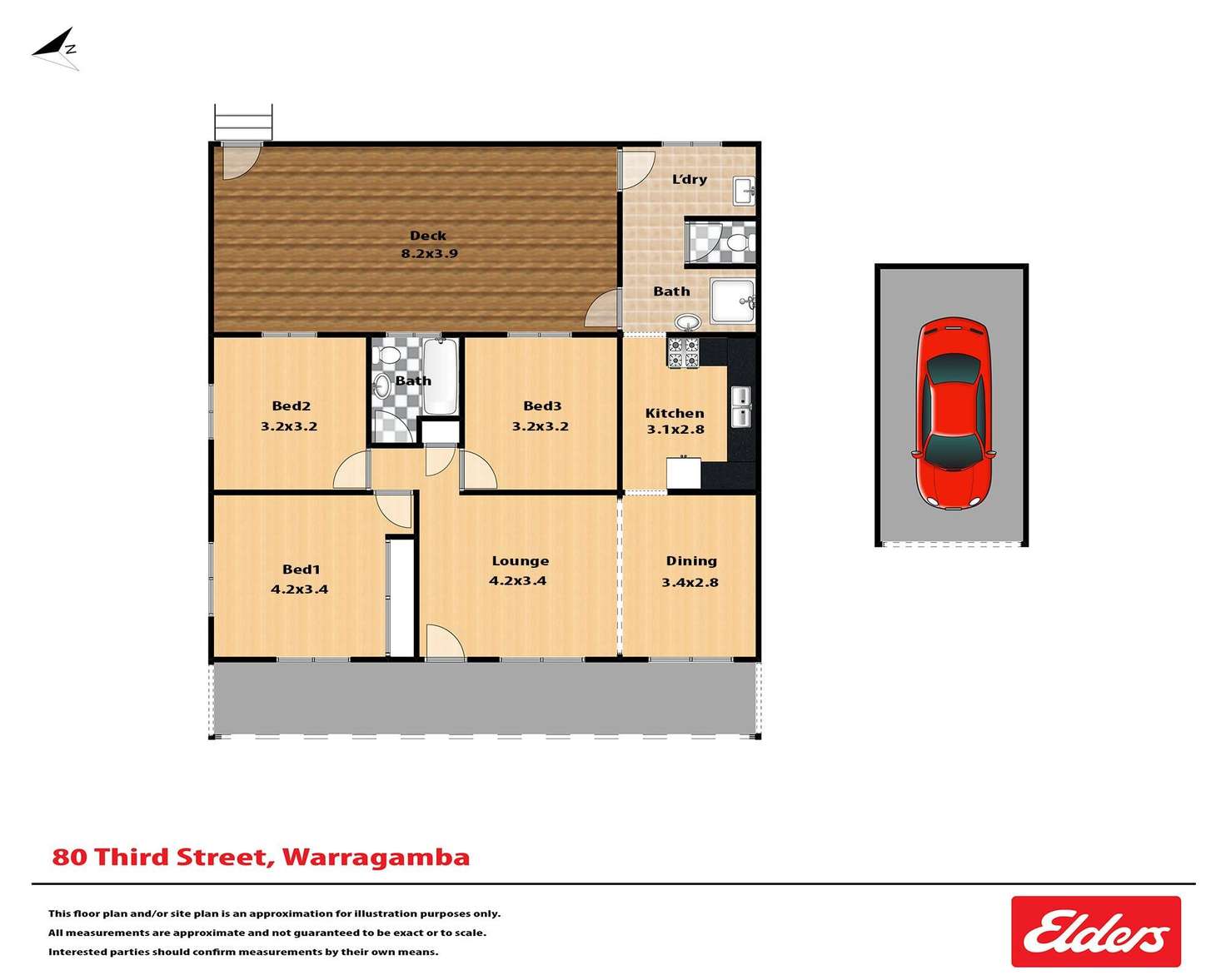 Floorplan of Homely house listing, 80 Third Street, Warragamba NSW 2752