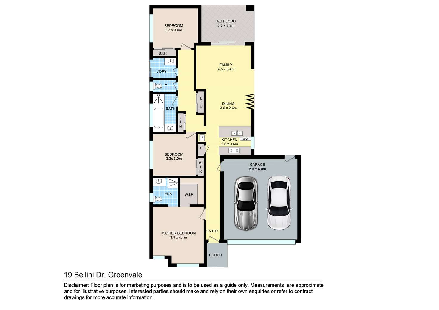 Floorplan of Homely house listing, 19 Bellini Drive, Greenvale VIC 3059