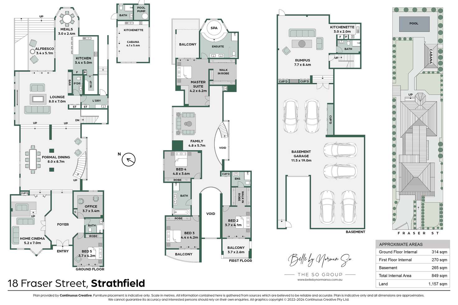 Floorplan of Homely house listing, 18 Fraser Street, Strathfield NSW 2135