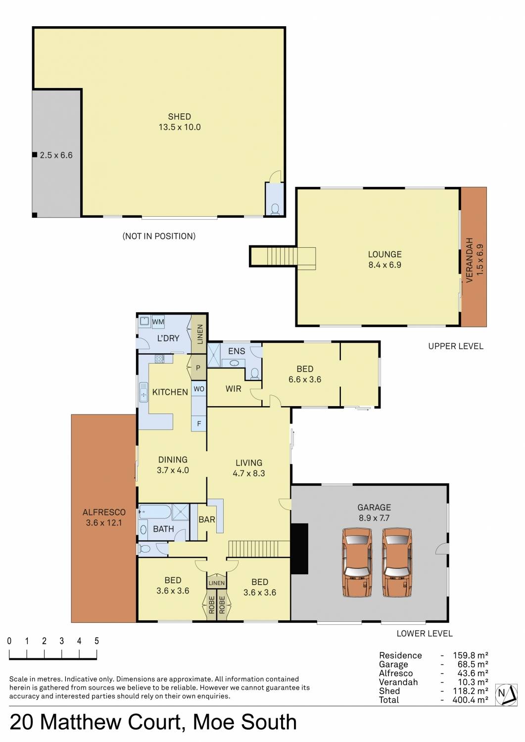 Floorplan of Homely house listing, 20 Matthew Court, Moe South VIC 3825