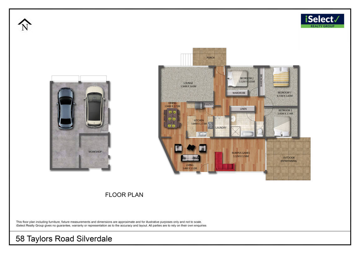 Floorplan of Homely house listing, 58 Taylors Road, Silverdale NSW 2752