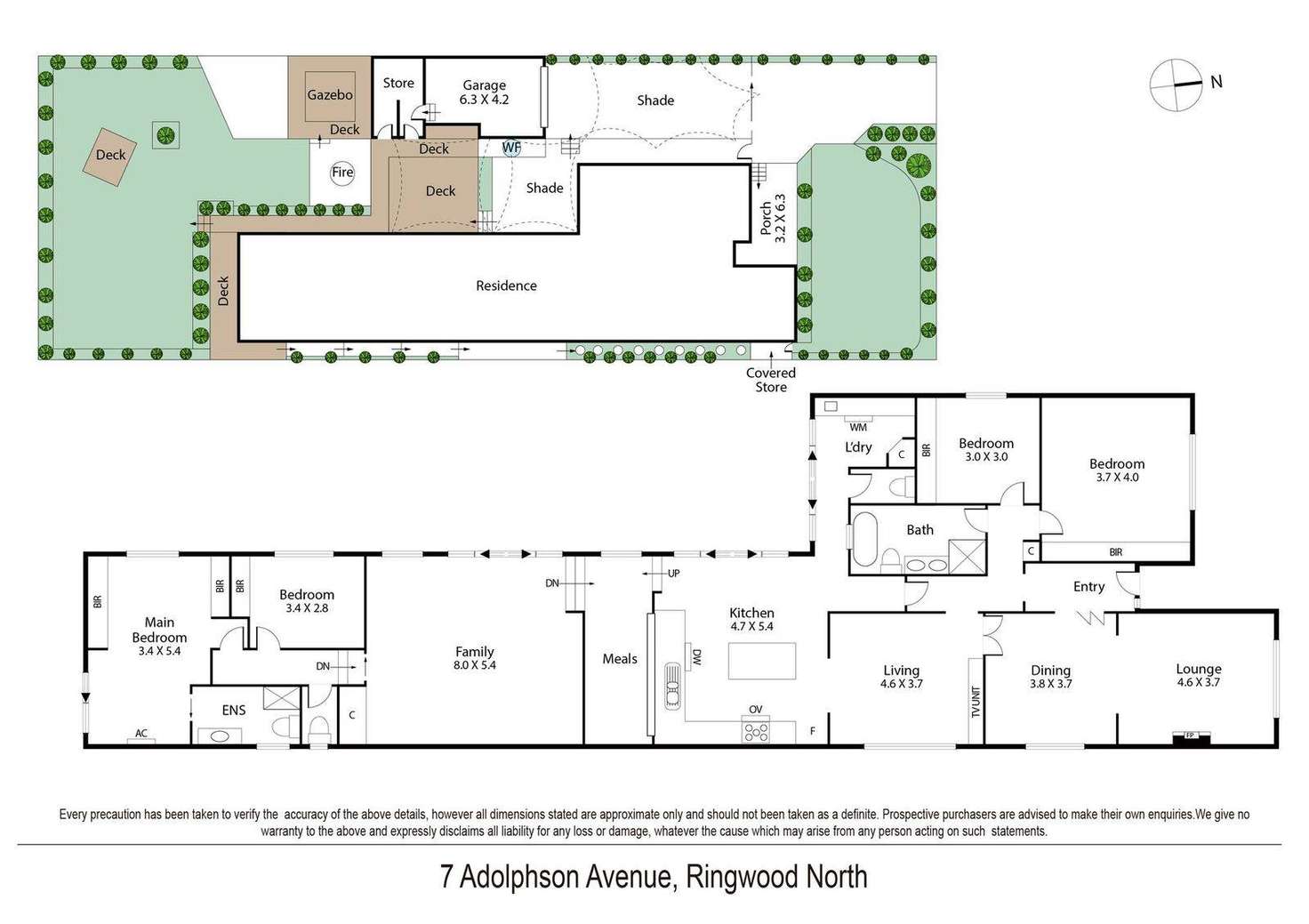 Floorplan of Homely house listing, 7 Adolphson Avenue, Ringwood North VIC 3134