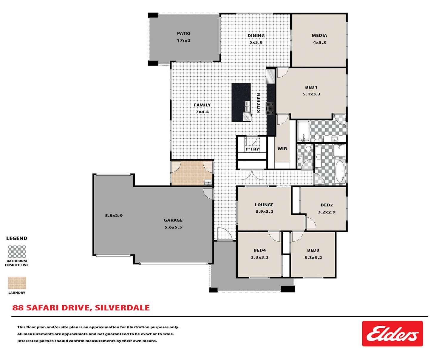 Floorplan of Homely house listing, 88 Safari Drive, Silverdale NSW 2752