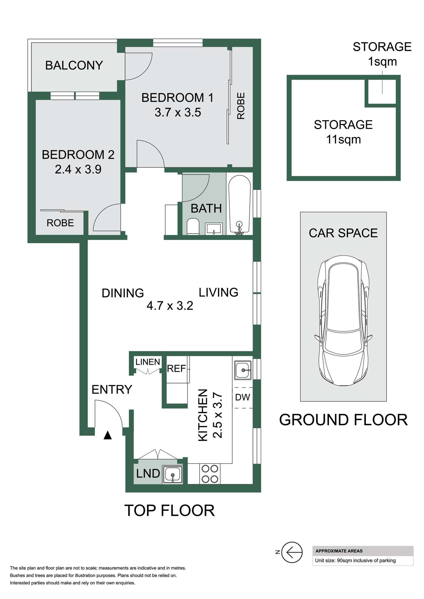 Floorplan of Homely apartment listing, 10/15 Botany Street, Bondi Junction NSW 2022