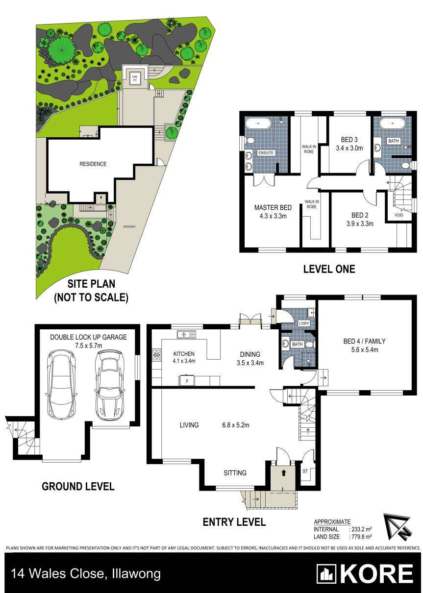 Floorplan of Homely house listing, 14 Wales Close, Illawong NSW 2234