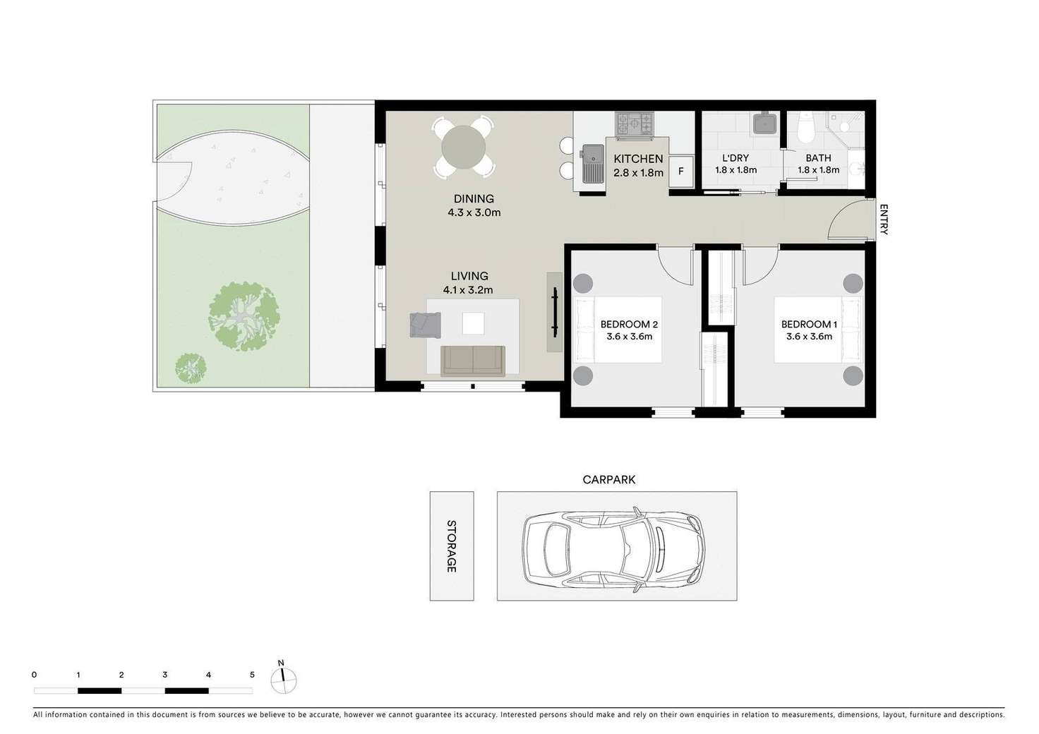 Floorplan of Homely apartment listing, 6/12 Ramu Parade, Heidelberg West VIC 3081