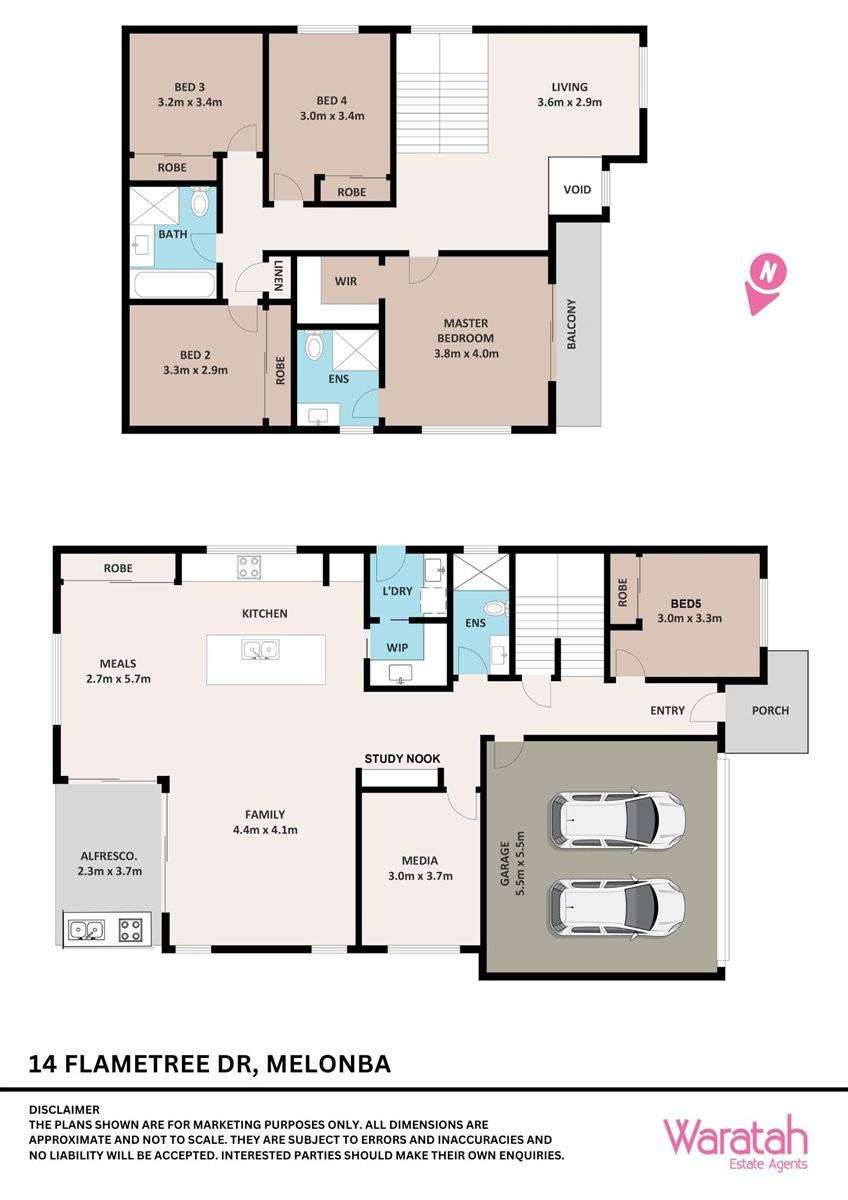 Floorplan of Homely house listing, 14 Flametree Drive, Marsden Park NSW 2765