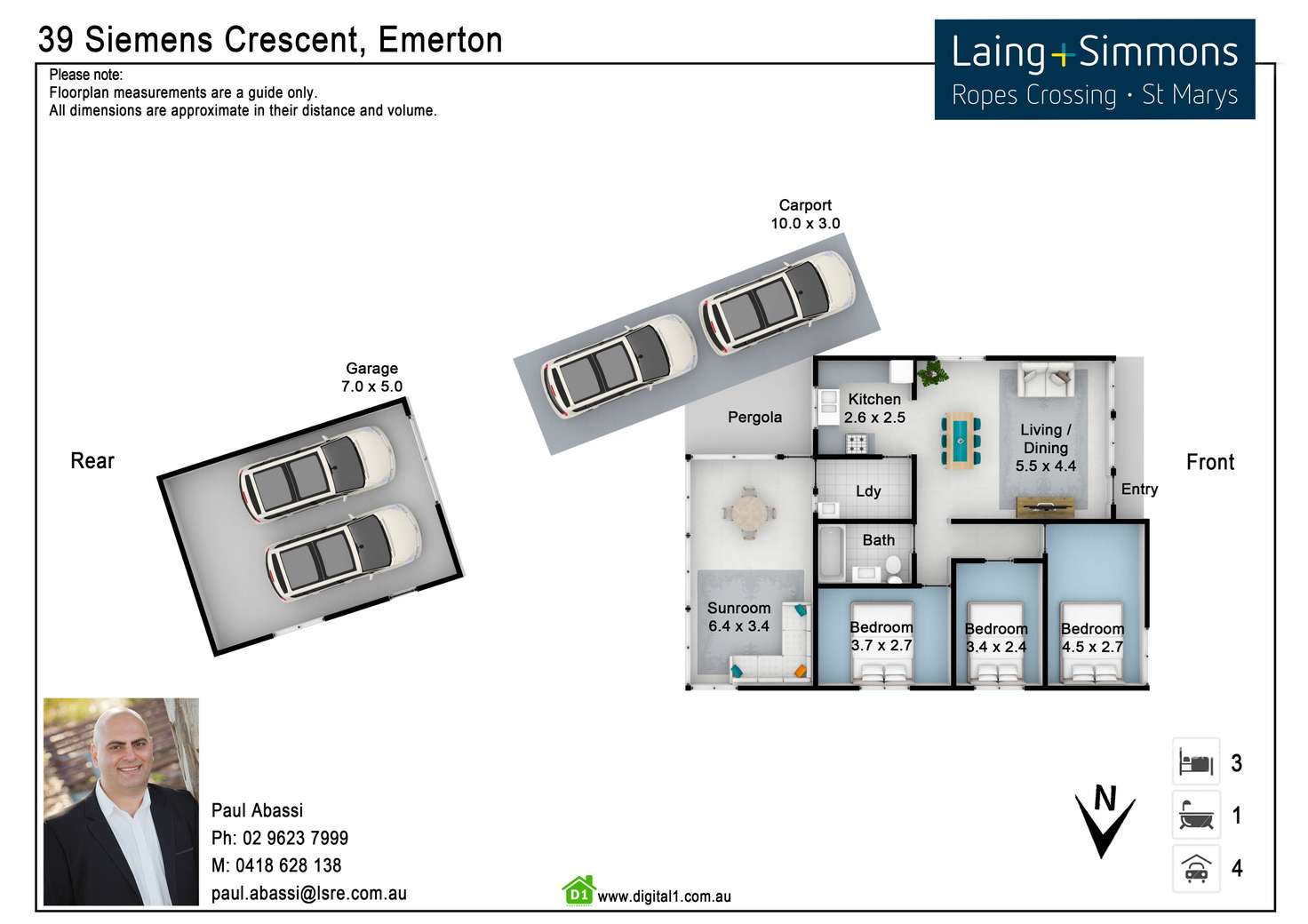 Floorplan of Homely house listing, 39 Siemens Crescent, Emerton NSW 2770
