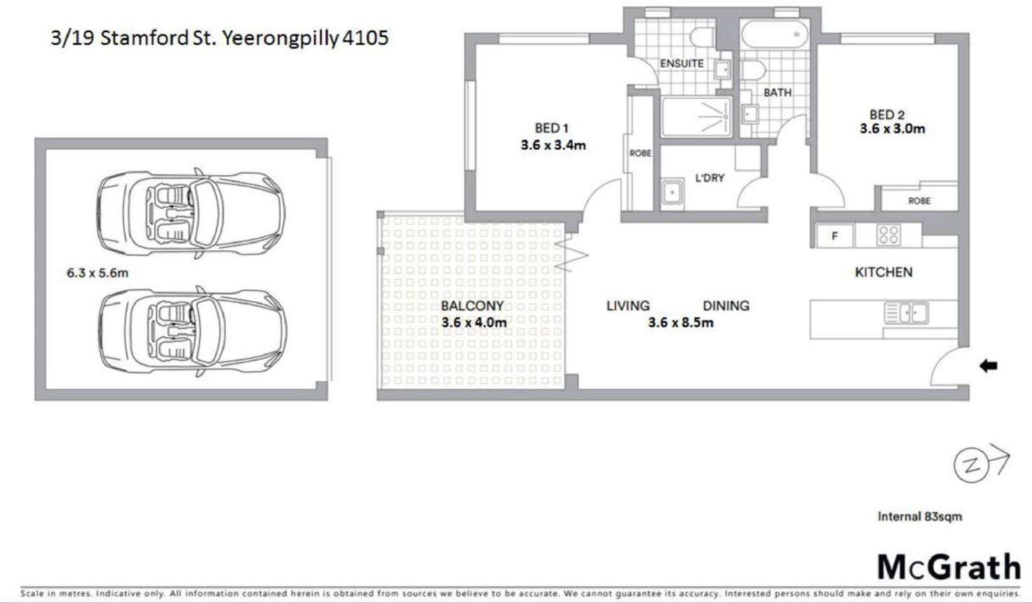 Floorplan of Homely unit listing, 3/19 Stamford Street, Yeerongpilly QLD 4105