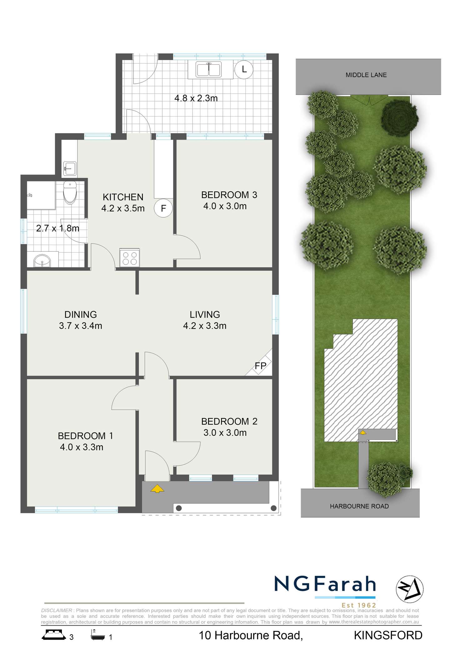 Floorplan of Homely house listing, 10 Harbourne Road, Kingsford NSW 2032