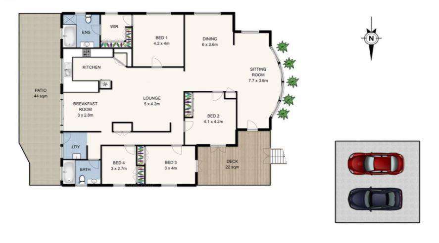 Floorplan of Homely house listing, 28 Biarra Street, Yeerongpilly QLD 4105