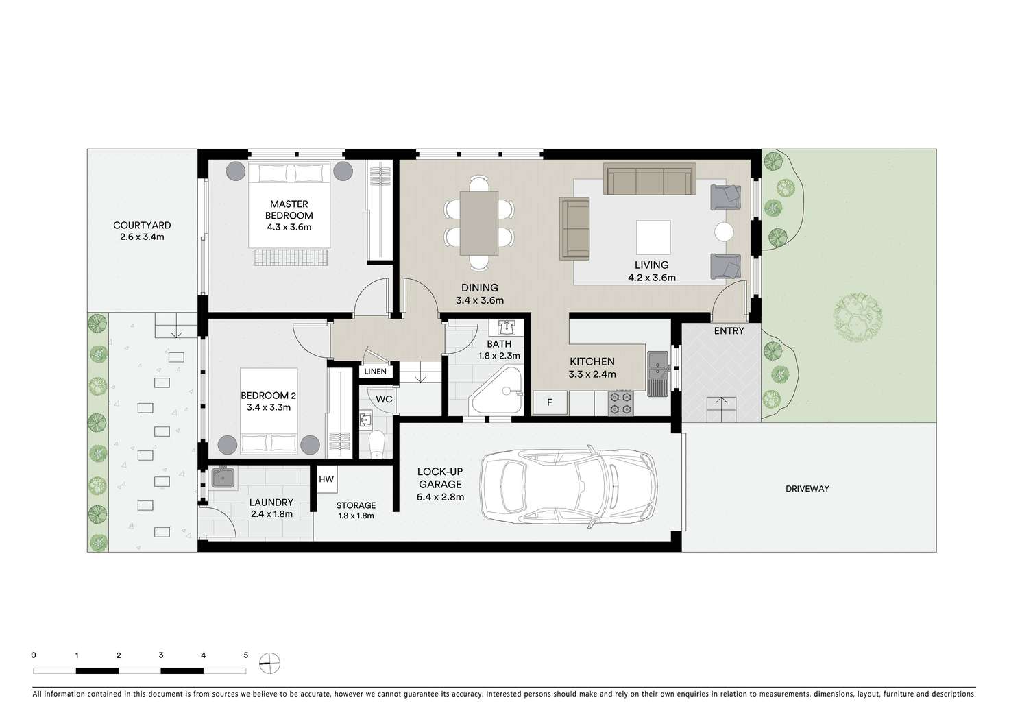 Floorplan of Homely villa listing, 2/17 Cassilis Street, Monterey NSW 2217