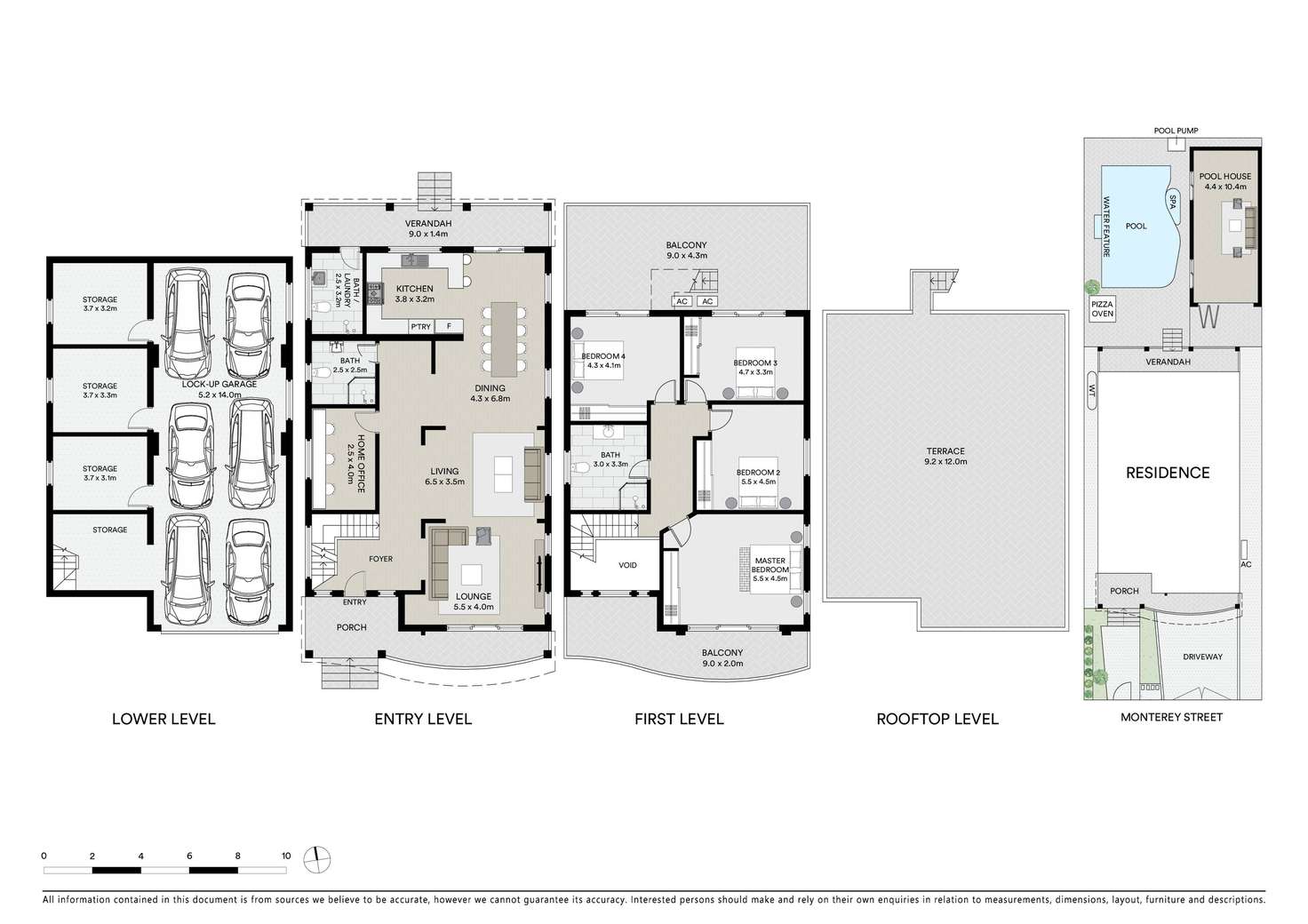 Floorplan of Homely house listing, 43 Monterey Street, Monterey NSW 2217
