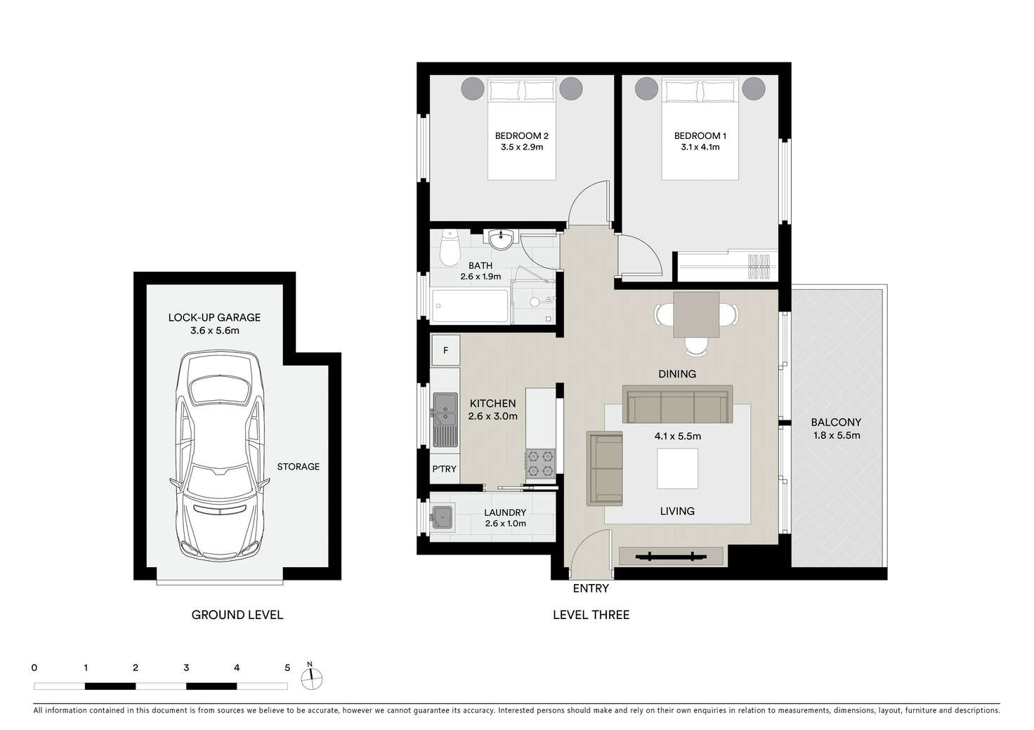 Floorplan of Homely apartment listing, 18/213 President Avenue, Monterey NSW 2217