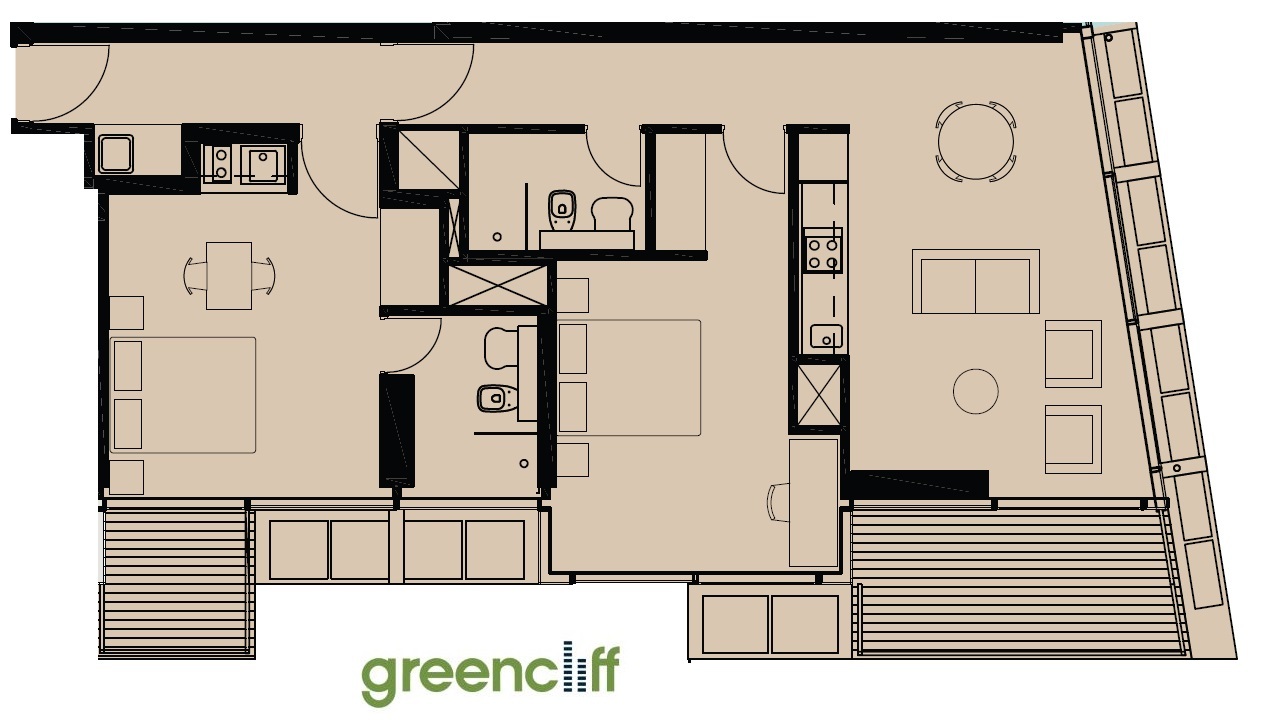 Floorplan of Homely apartment listing, E2310/3 Carlton St, Chippendale NSW 2008