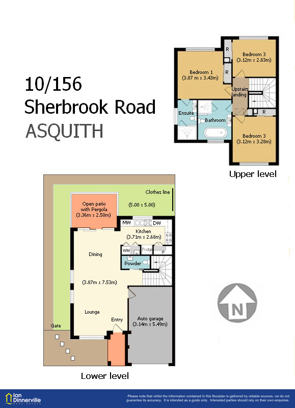 Floorplan of Homely townhouse listing, Address available on request