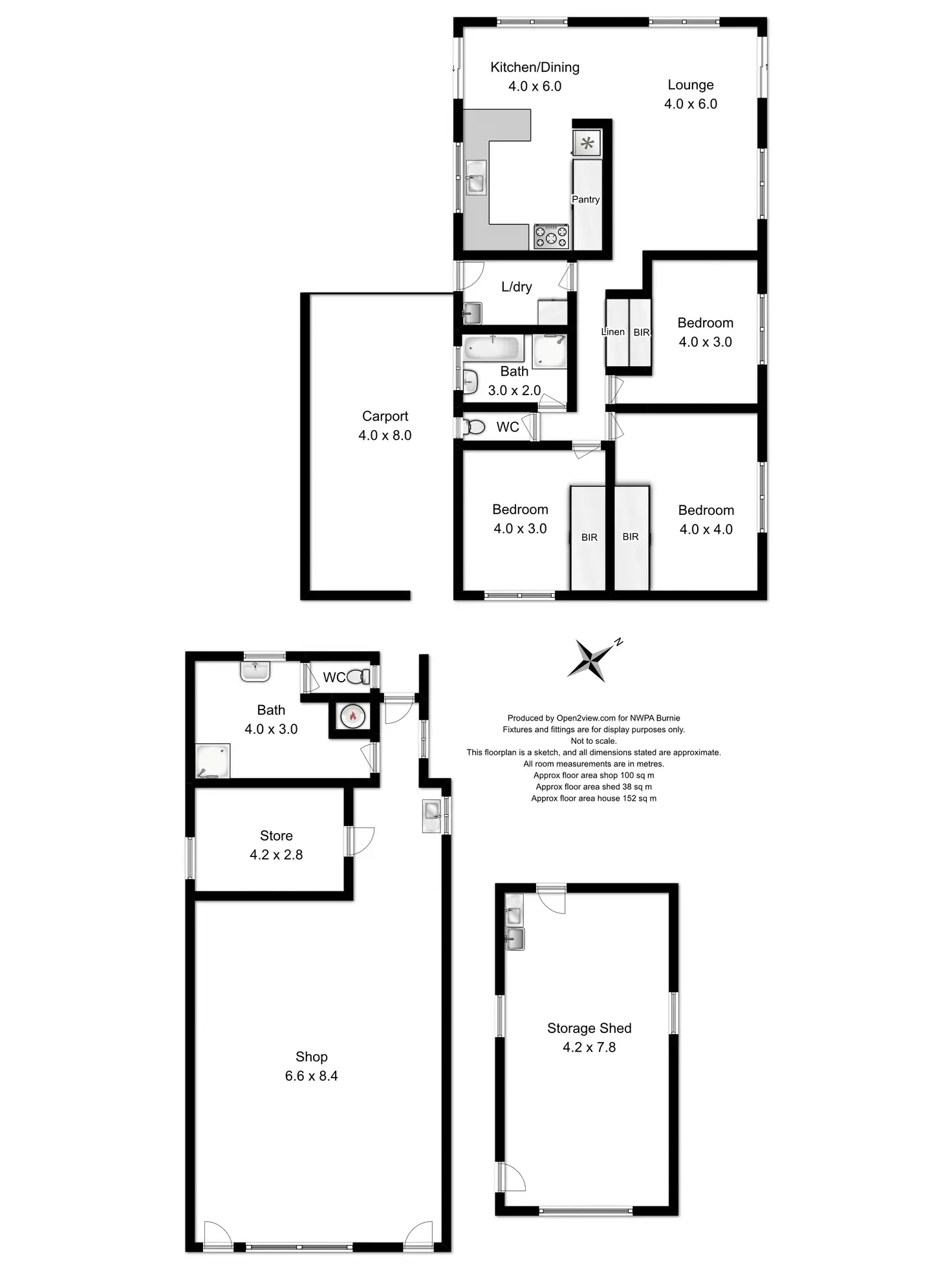 Floorplan of Homely house listing, 25 Agnes Street, Rosebery TAS 7470