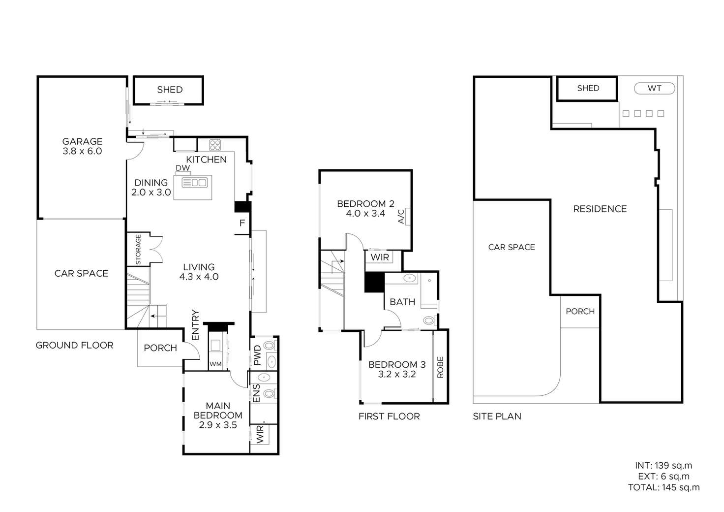 Floorplan of Homely townhouse listing, 4/663 Stud Road, Scoresby VIC 3179
