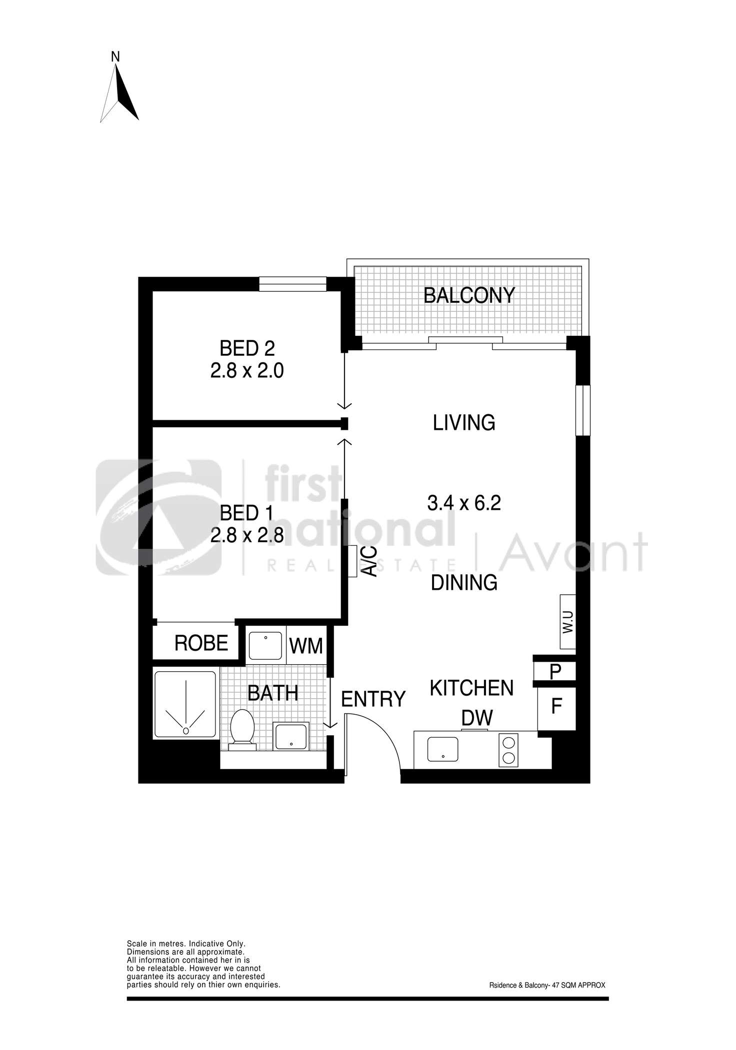 Floorplan of Homely apartment listing, 504/253 Franklin Street, Melbourne VIC 3000