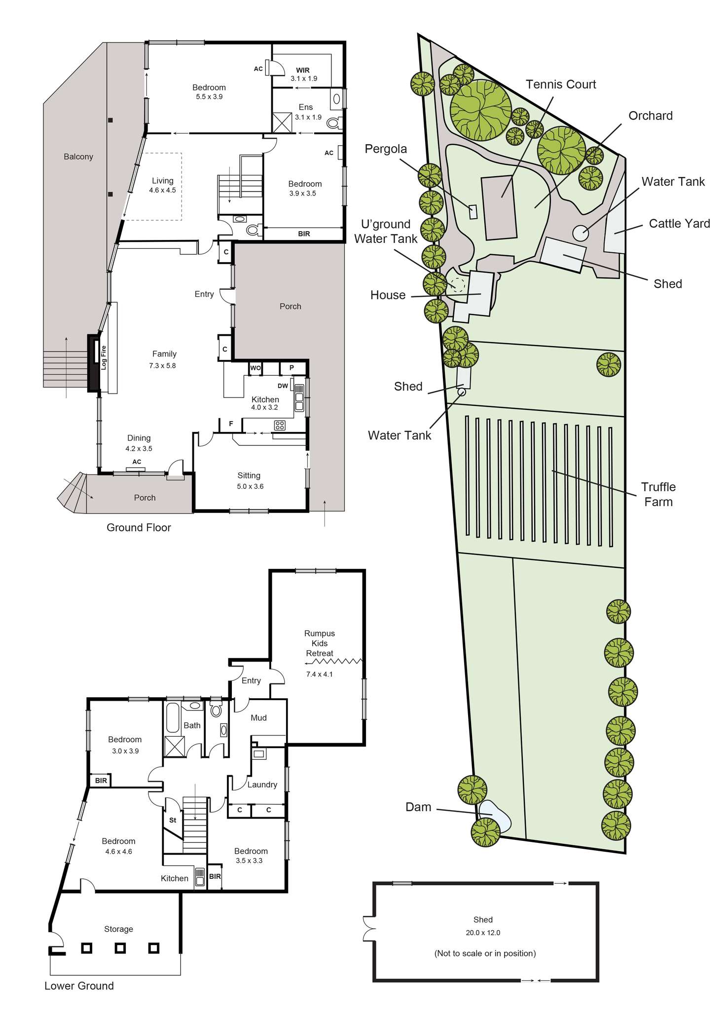 Floorplan of Homely house listing, 305 Musk Creek Road, Flinders VIC 3929
