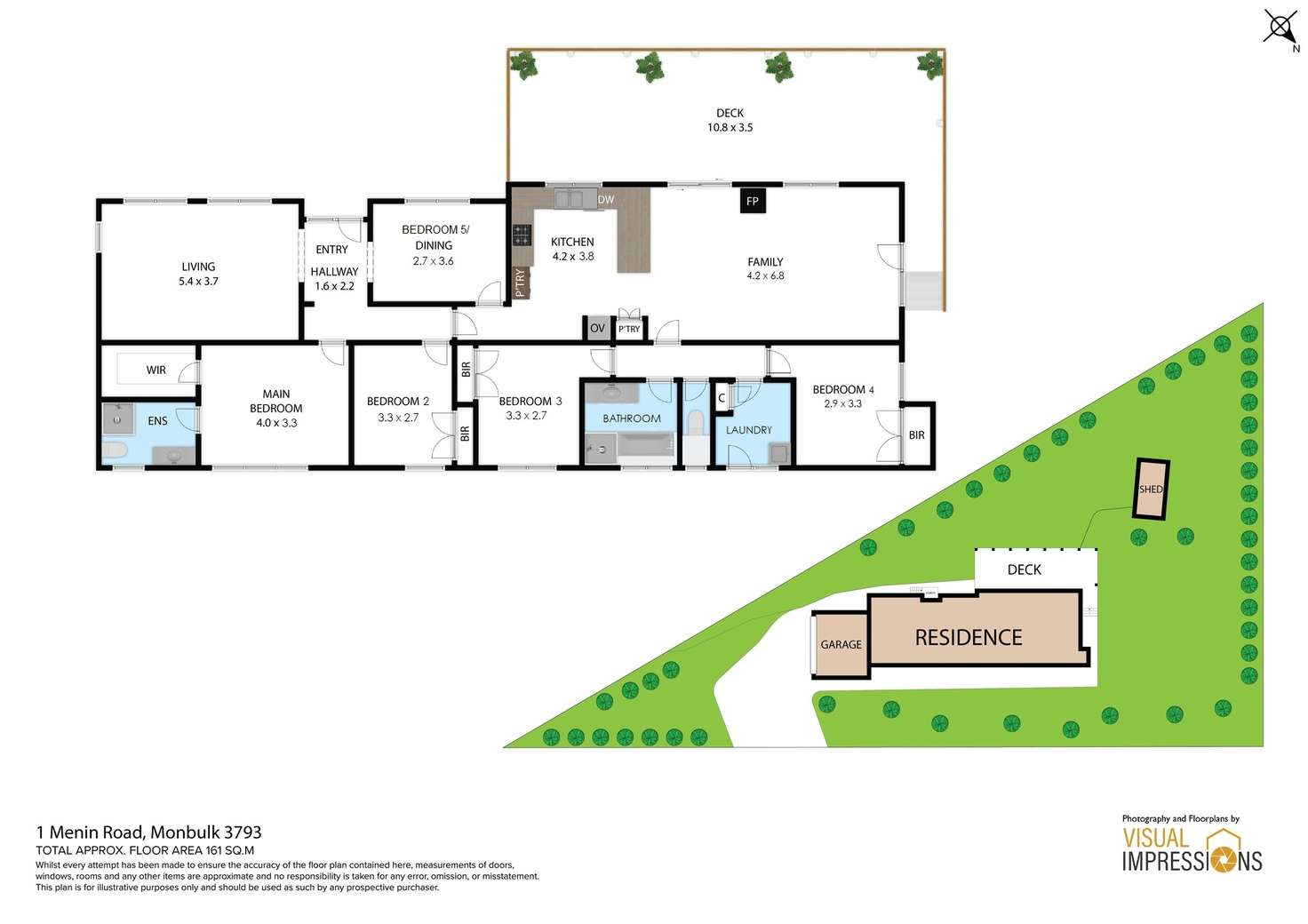 Floorplan of Homely house listing, 1 Menin Road, Monbulk VIC 3793