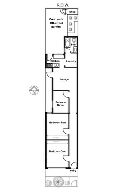 Floorplan of Homely house listing, 27 York Street, Fitzroy North VIC 3068