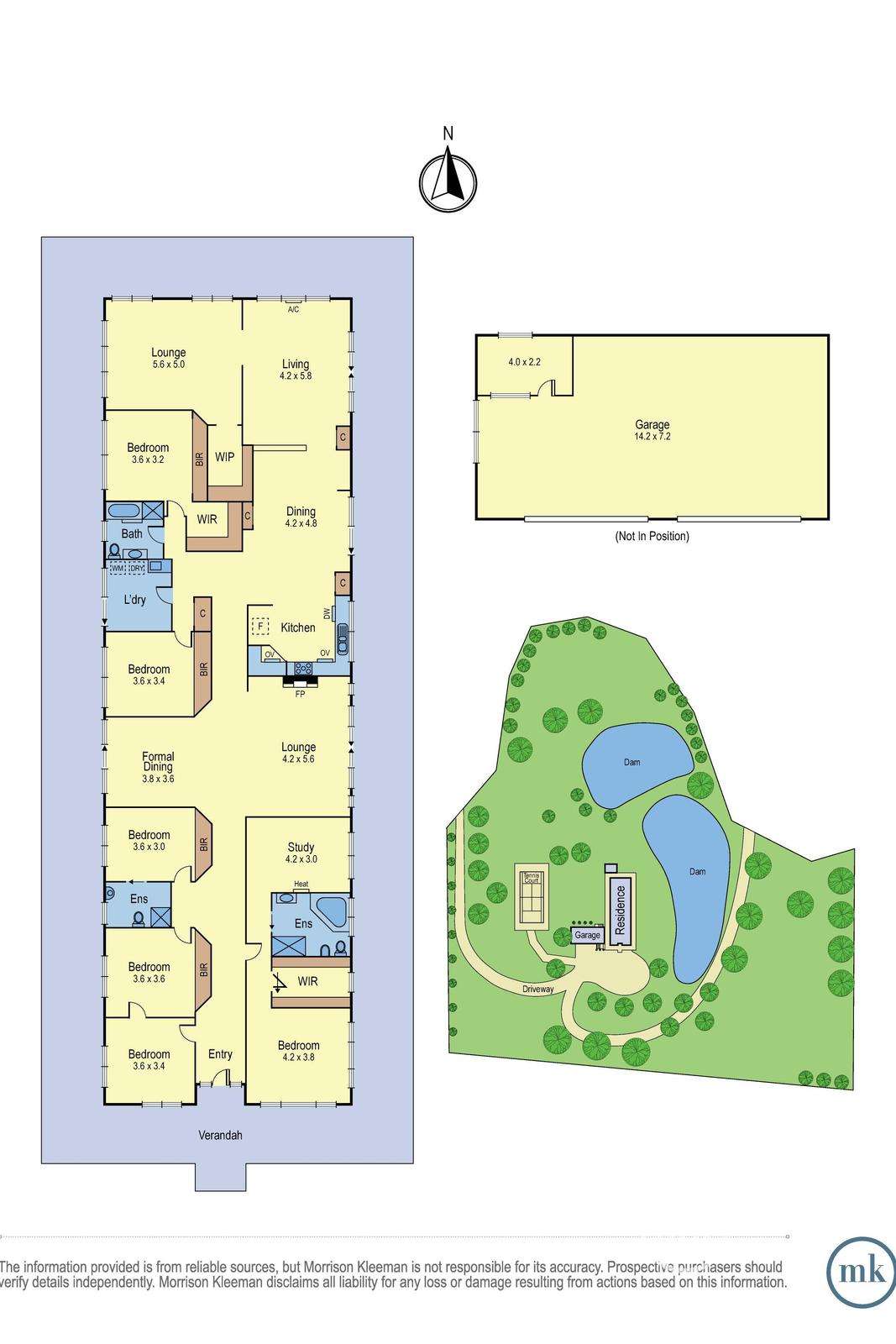 Floorplan of Homely house listing, 80 Cleveland Avenue, Lower Plenty VIC 3093
