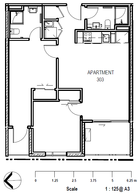 Floorplan of Homely apartment listing, 33-35/35 Simmons Street, South Yarra VIC 3141