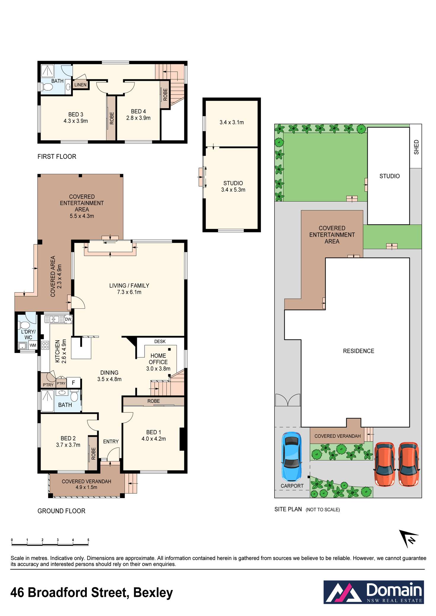 Floorplan of Homely house listing, 46 Broadford Street, Bexley NSW 2207