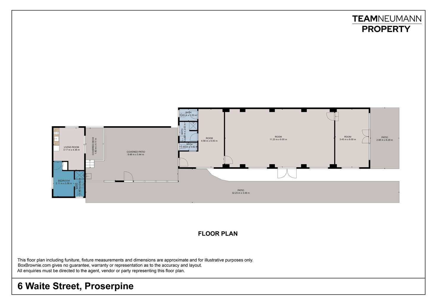 Floorplan of Homely house listing, 6 Waite Street, Proserpine QLD 4800