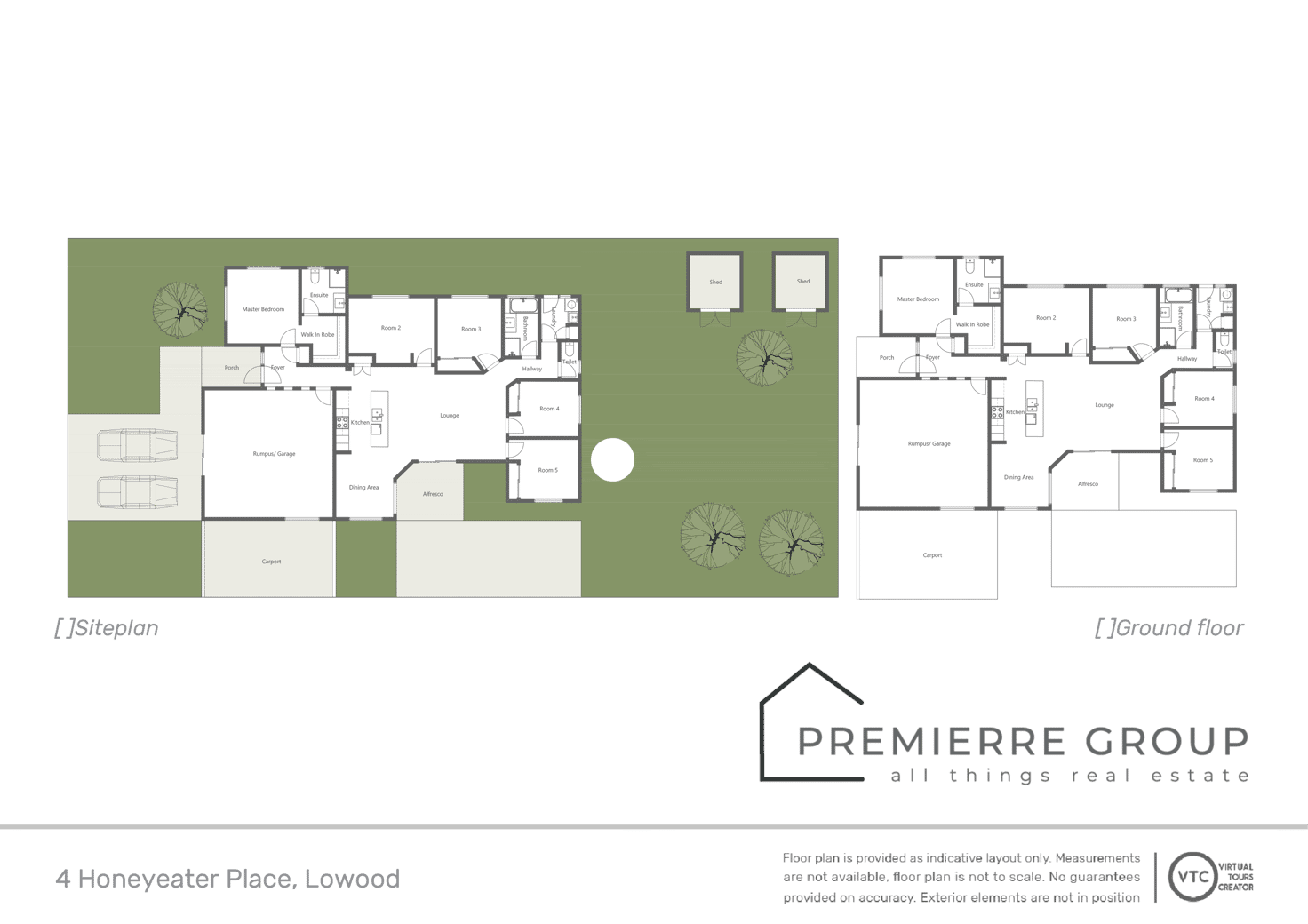 Floorplan of Homely house listing, 4 Honeyeater Place, Lowood QLD 4311