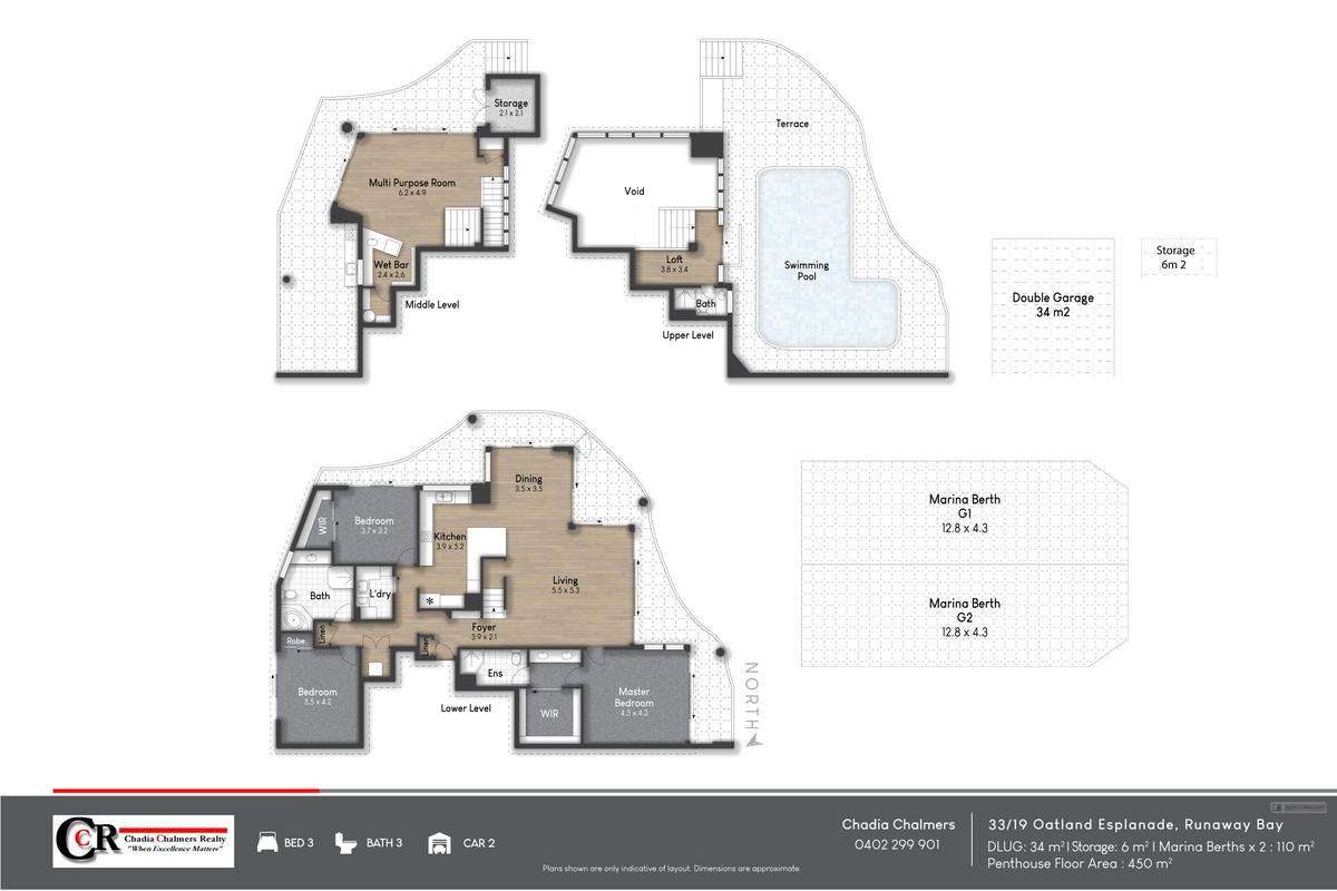 Floorplan of Homely apartment listing, 33/19 Oatland Esplanade, Runaway Bay QLD 4216