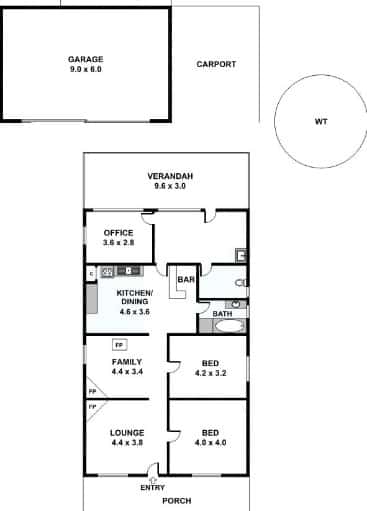 Floorplan of Homely house listing, 20 Murray Street, Eden Valley SA 5235