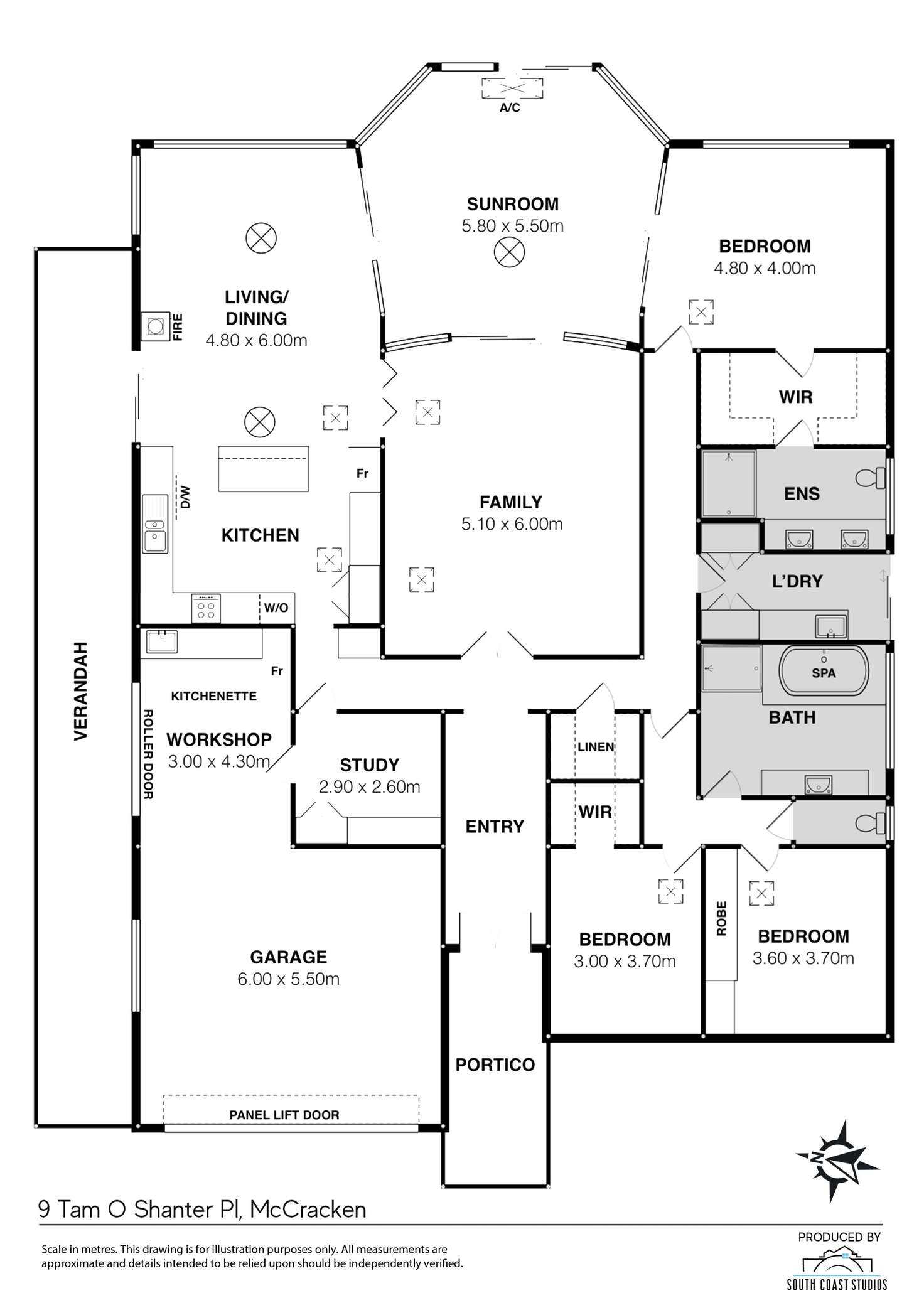 Floorplan of Homely house listing, 9 Tam O'Shanter, Mccracken SA 5211