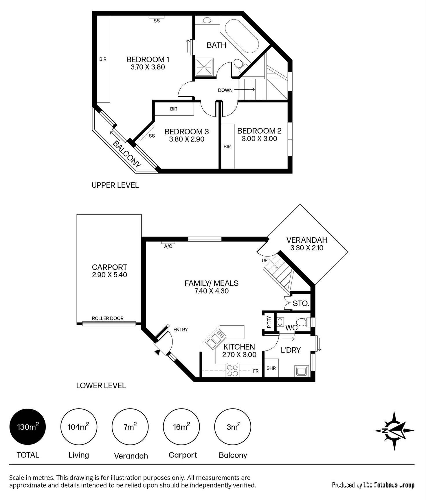 Floorplan of Homely townhouse listing, 7/25 Brookside Street, Oakden SA 5086