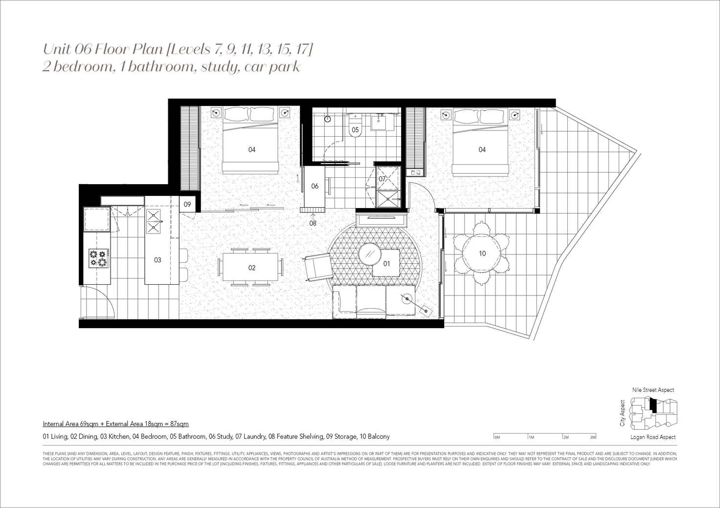 Floorplan of Homely apartment listing, 706/62 Logan Road, Woolloongabba QLD 4102