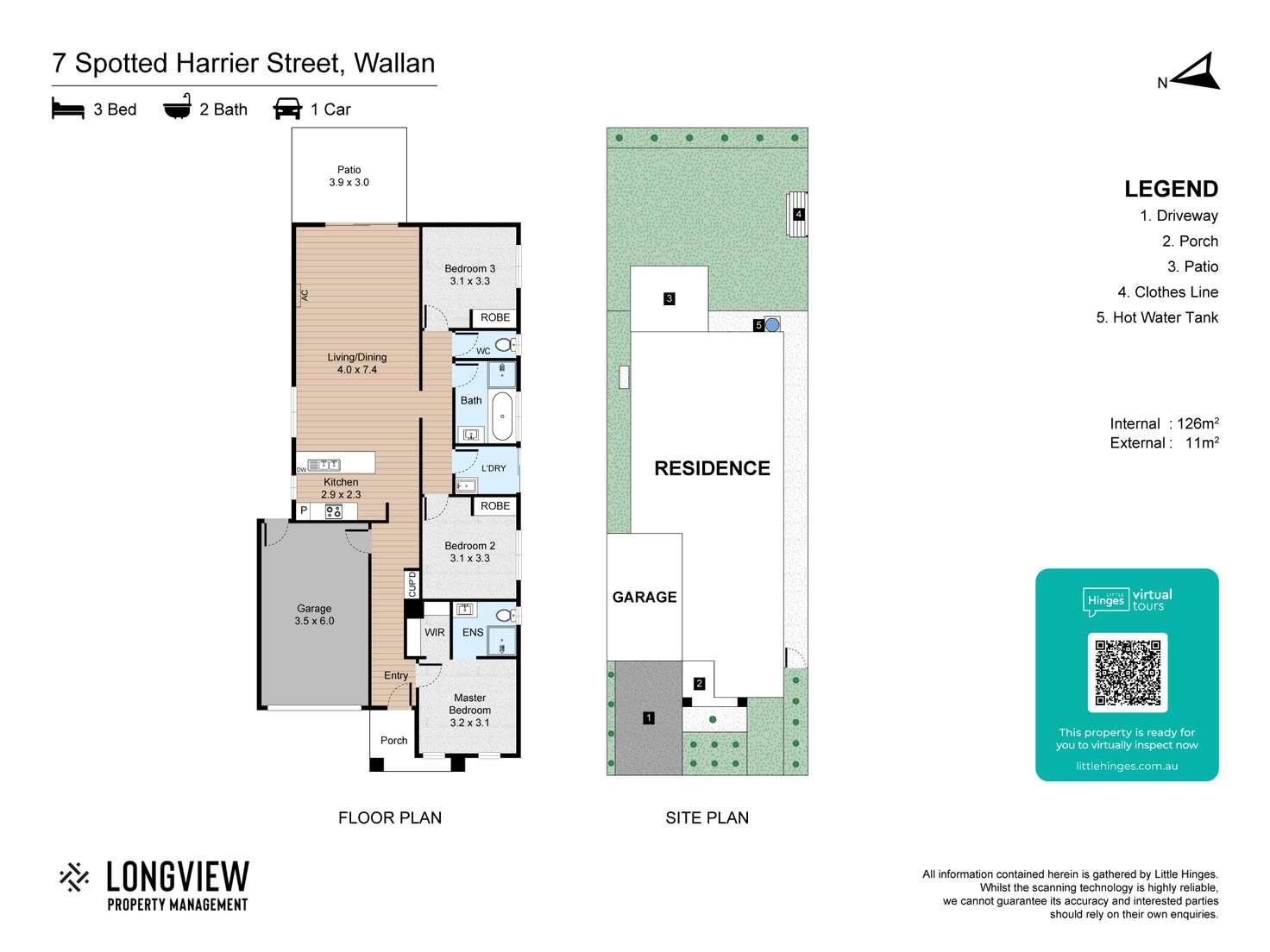 Floorplan of Homely house listing, 7 Spotted Harrier Street, Wallan VIC 3756