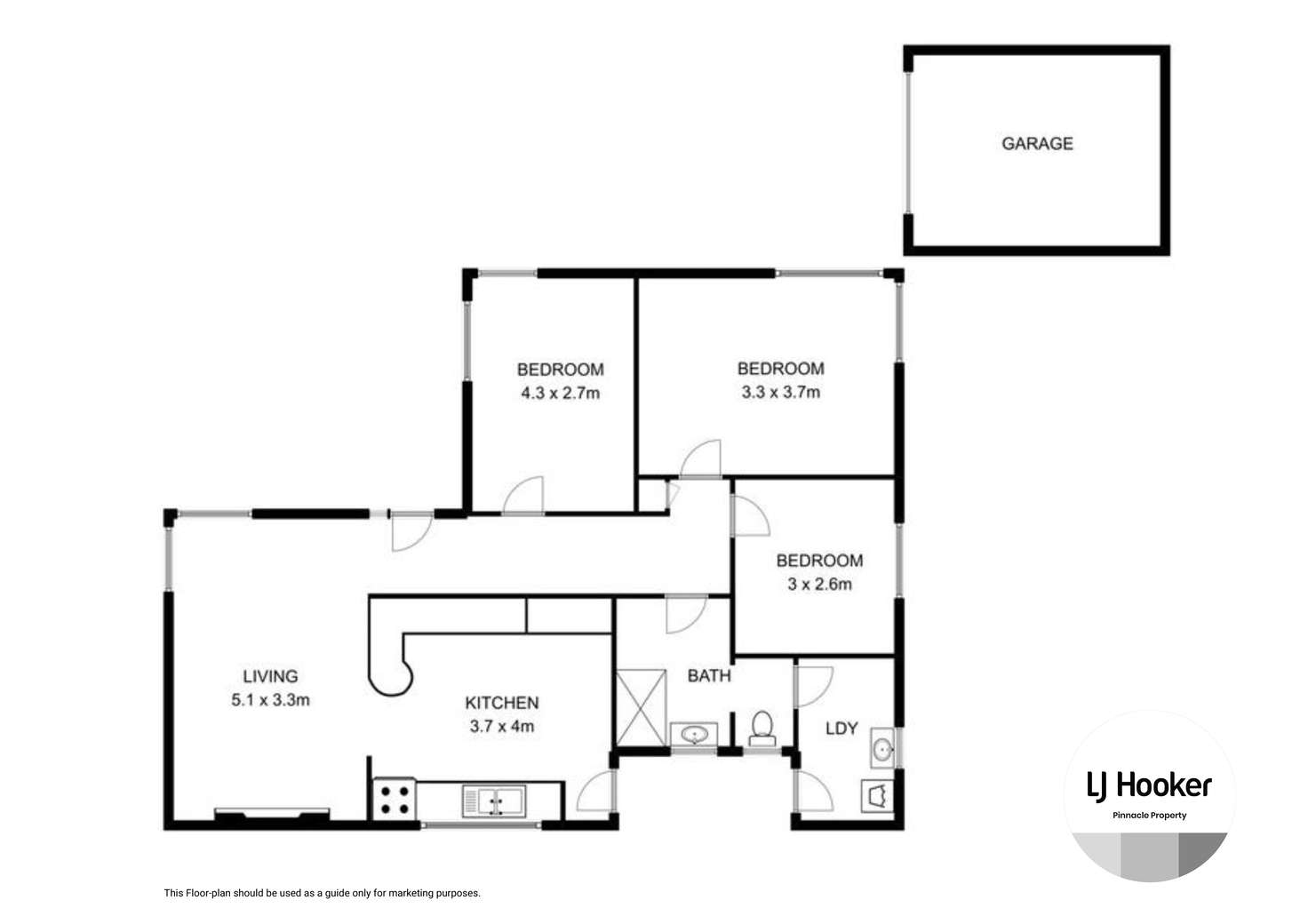Floorplan of Homely house listing, 26 Edinburgh Crescent, Goodwood TAS 7010