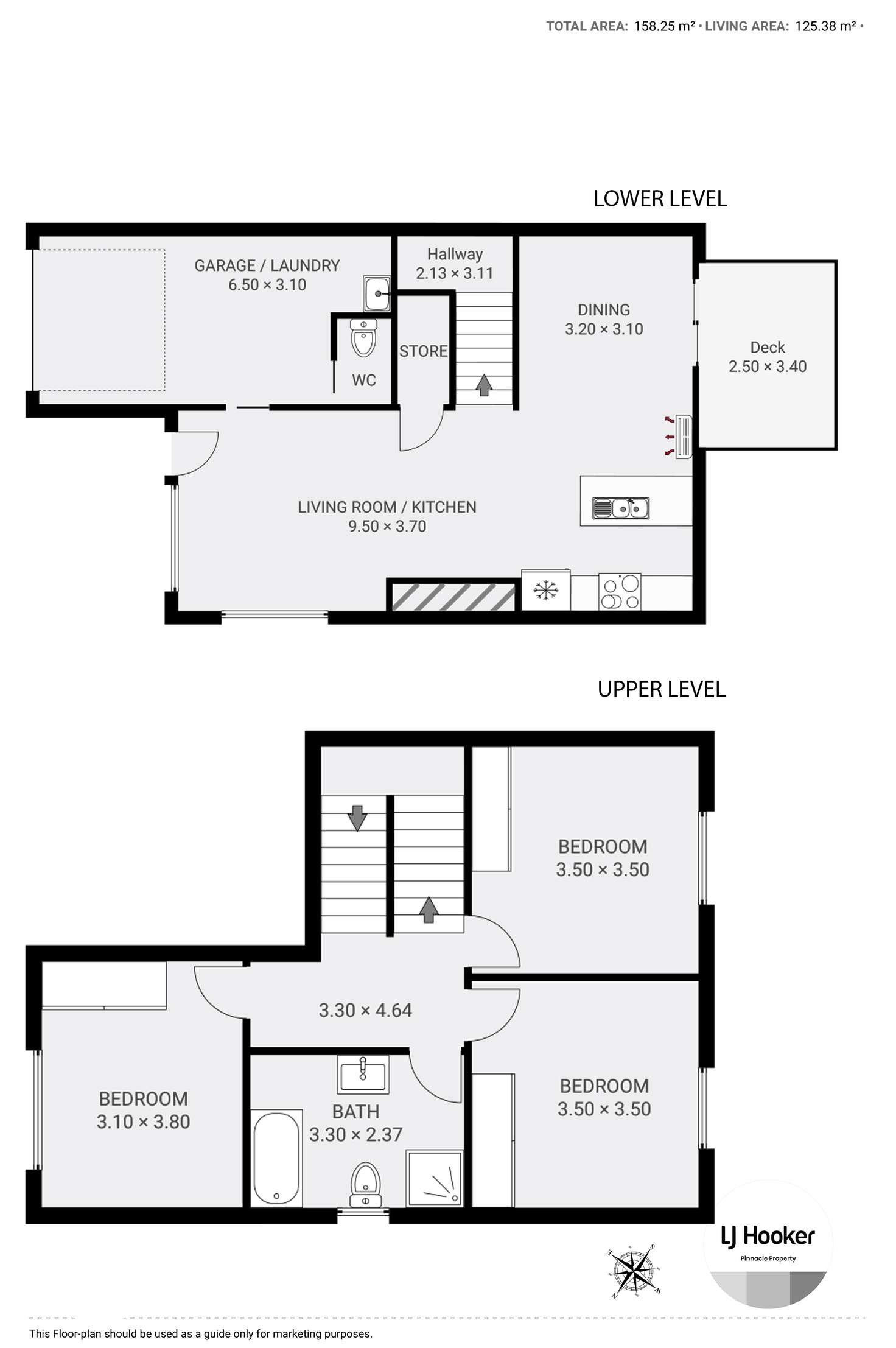 Floorplan of Homely townhouse listing, Unit 1 & 2/70 Lower Road, New Norfolk TAS 7140