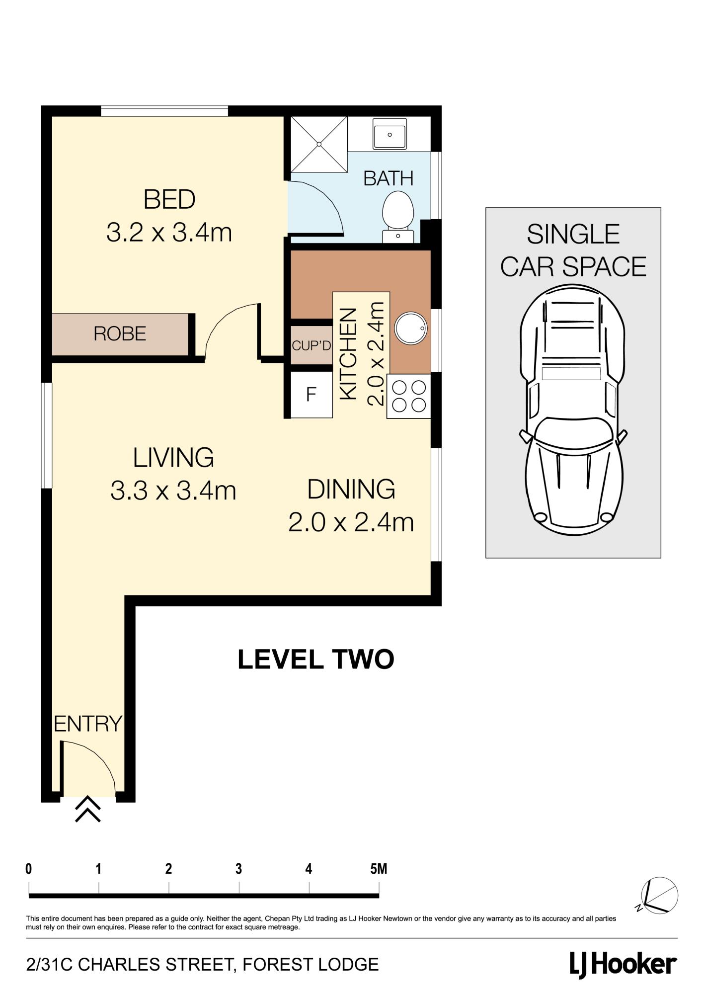 Floorplan of Homely apartment listing, 2/31c Charles Street, Forest Lodge NSW 2037
