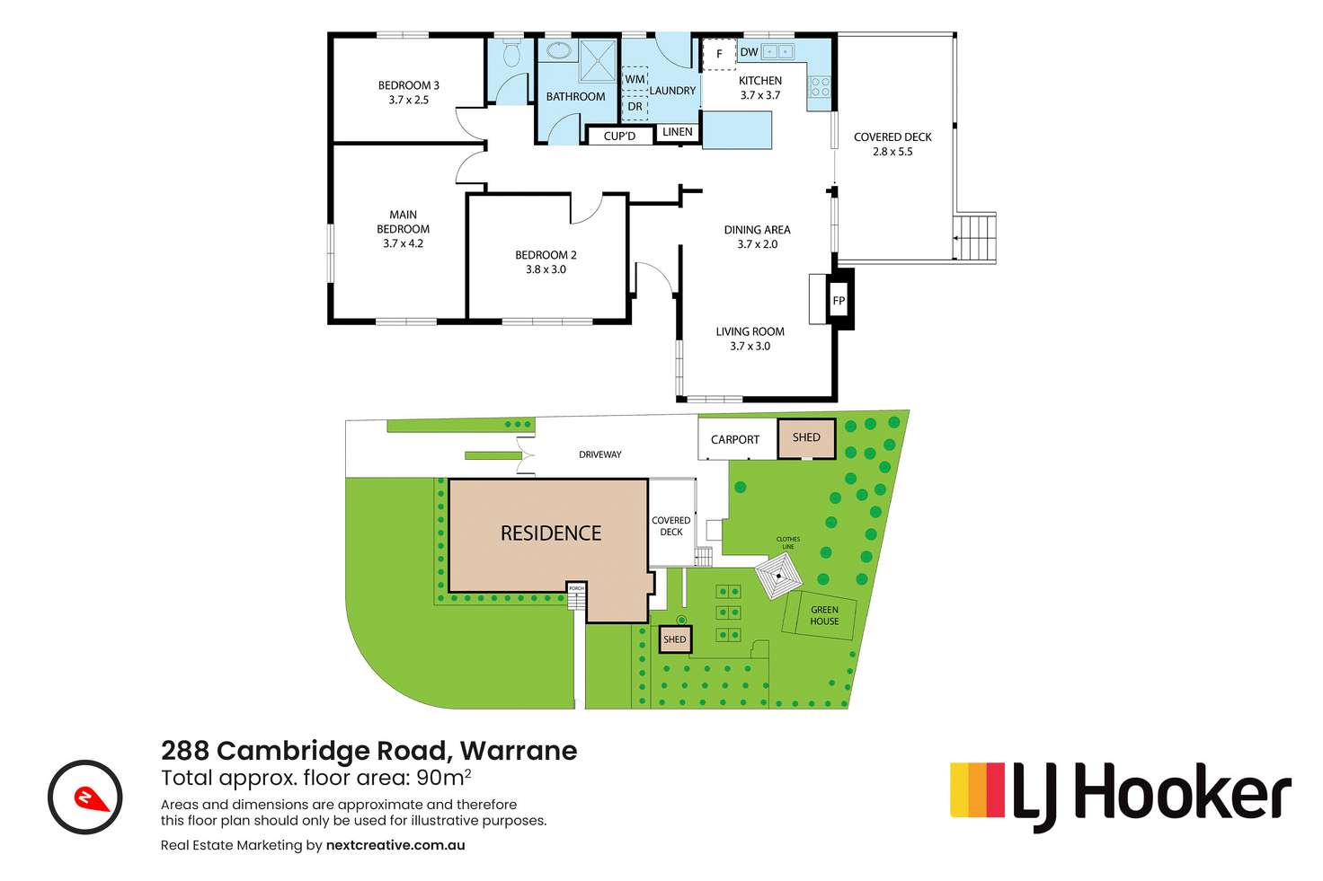 Floorplan of Homely house listing, 288 Cambridge Road, Warrane TAS 7018