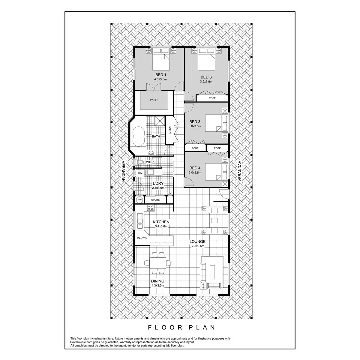 Floorplan of Homely house listing, 18 Bottlebrush Court, Nome QLD 4816