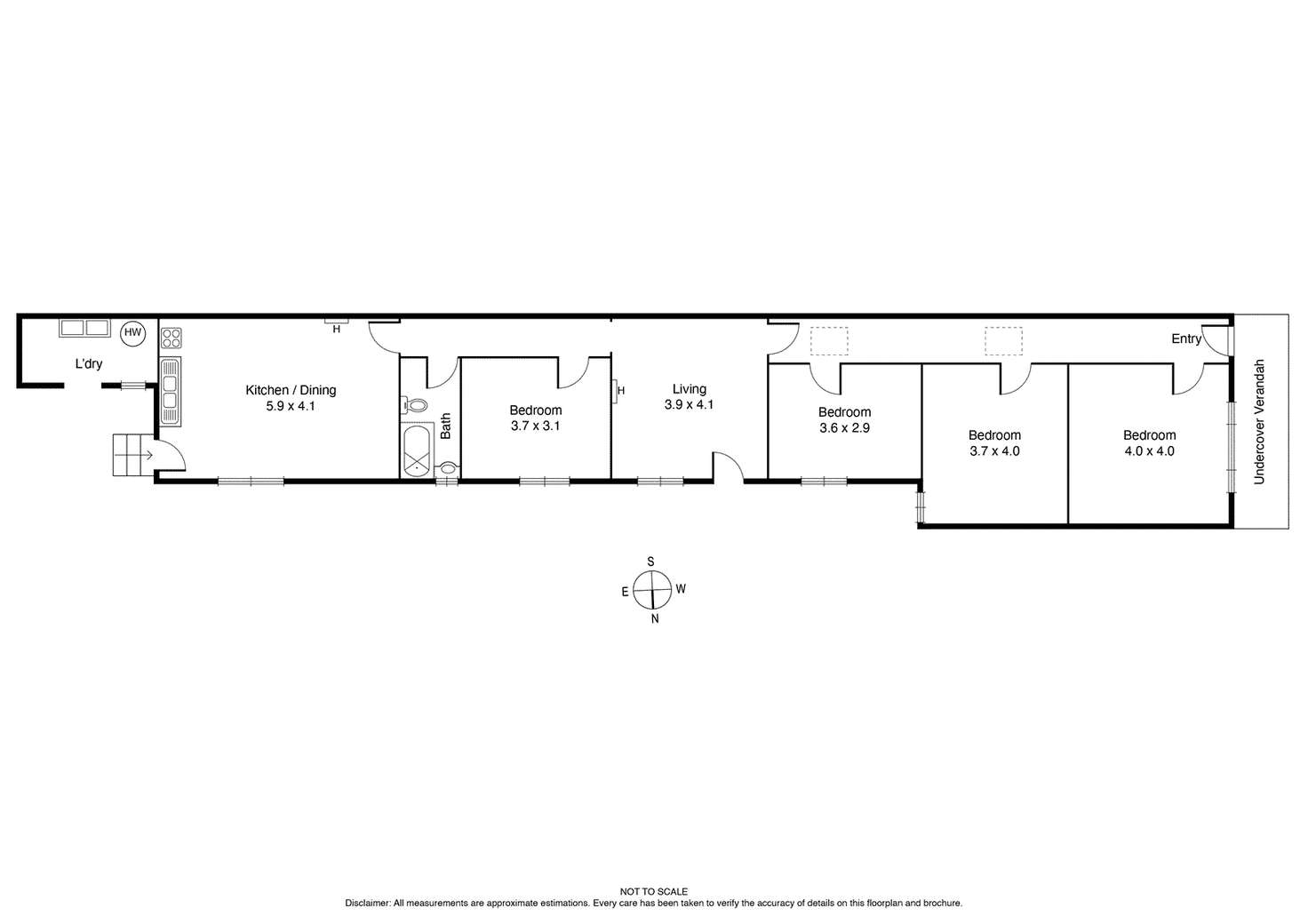 Floorplan of Homely house listing, 570 Drummond Street, Carlton North VIC 3054