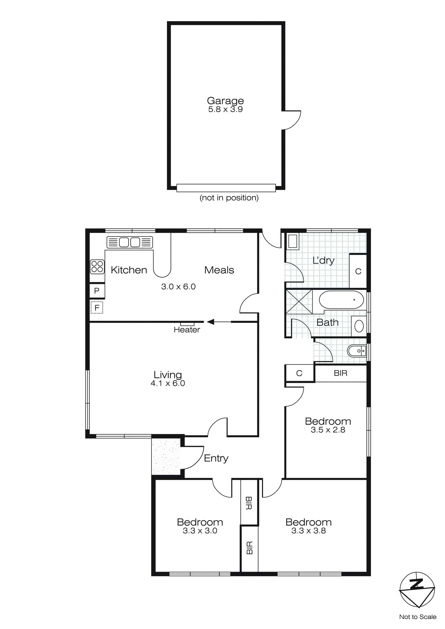 Floorplan of Homely house listing, 511 Rubicon Street, Sebastopol VIC 3356