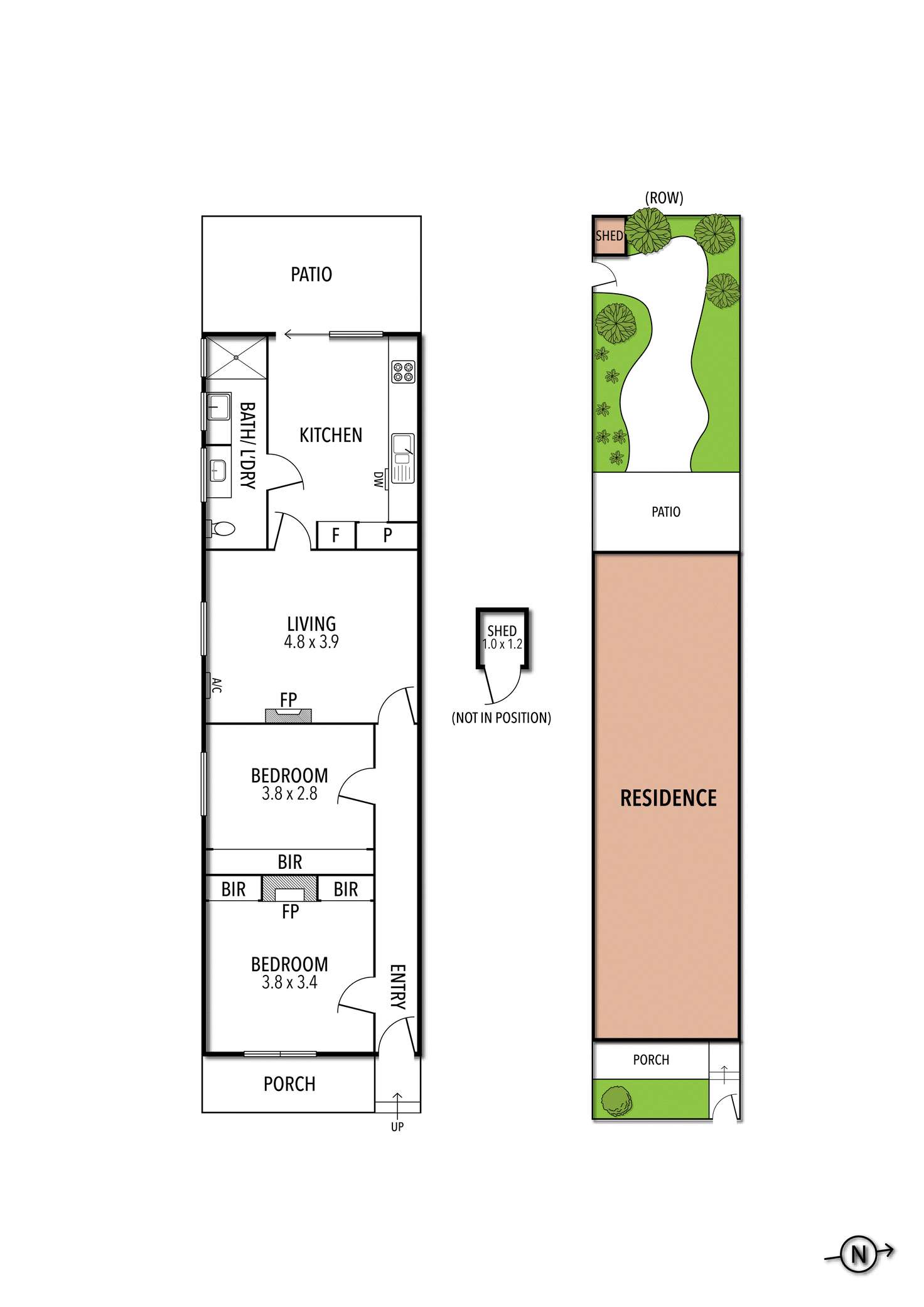 Floorplan of Homely house listing, 281 Station Street, Carlton North VIC 3054